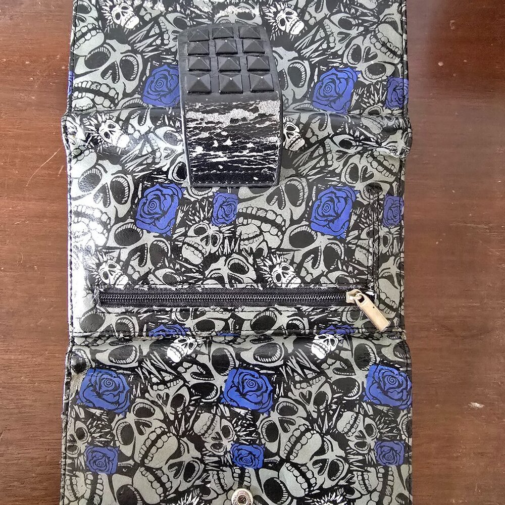Iron Fist Skull Studded Wallet